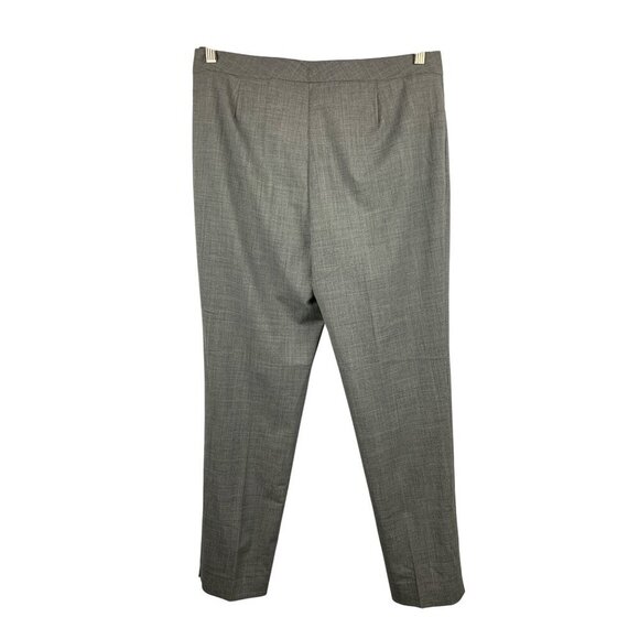 Lafayette 148 New York Womens Wool-Blend Pants Size 10 Gray - Picture 2 of 4